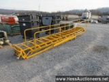 Rolling ladder, 39" w, 11' l, 15' h, stock # 55875