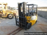 2000 hyundai hlf20c forklift, continental tm27 8761x 4 cyl eng, 2679 hrs, 7