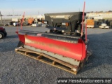 2004 western pro plus snow plow, 10' w, 32" h, 9' blade with 6" e
