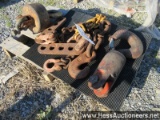 Skid of misc. Weighted hooks, stock # 55186