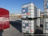 2 - 250 gallon totes, 40" w x 47" l x 46" h, stock # 55115