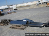 Exhaust pipes with heat shields, 5" diameter, stainless steel 1/2 fend