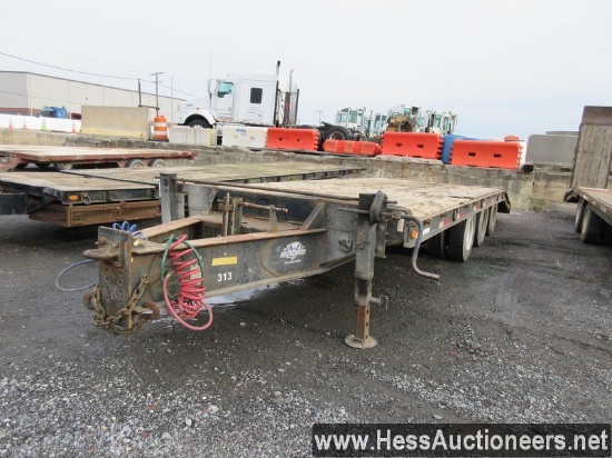 2001 TRAILKING 26' FLATBED TAG TRAILER