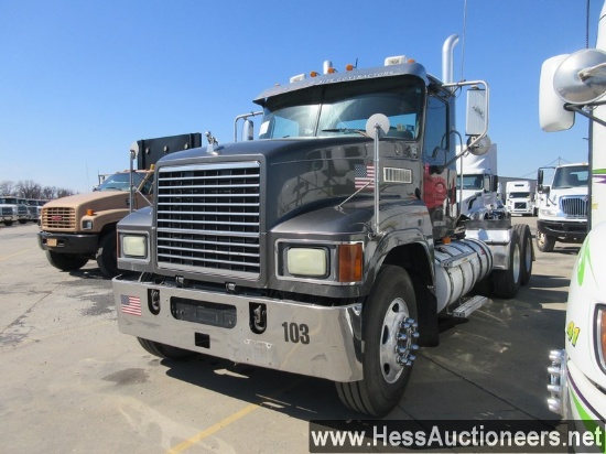 2009 MACK CHU613 T/A DAYCAB,  HESS REPORT IN PHOTOS,487691 MILES ON ODO, EC