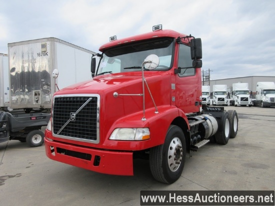 2012 VOLVO VNM T/A DAYCAB, HESS REPORT IN PHOTOS, 214041 MILES ON ODO, ECM