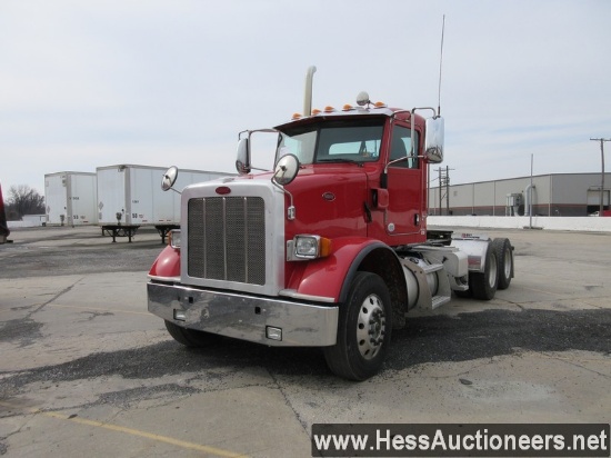 2016 PETERBILT 365 T/A DAYCAB, HESS REPORT IN PHOTOS, 452952 MILES ON ODO,