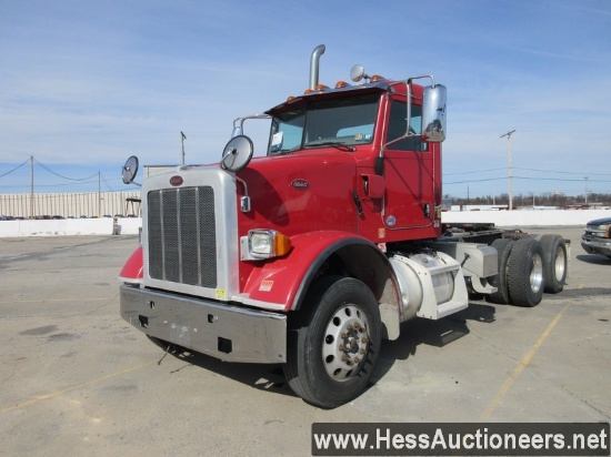 2016 PETERBILT 365 T/A DAYCAB, HESS REPORT IN PHOTOS, 413466 MILES ON ODO,