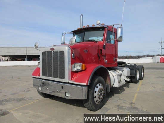 2016 PETERBILT 365 T/A DAYCAB, HESS REPORT IN PHOTOS, 491320 MILES ON ODO,