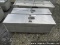 2 STURDY LITE ALUMINUM SIDE BOXES WITH STAINLESS STEEL DOORS, 18" W, 6