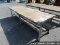 WORK BENCH, STEEL FRAME, WOOD TOP, 10' L X 37" W, STOCK # 57963