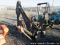 BRADCO 611 BACKHOE ATTACHMENT FOR SKID LOADER, INCLUDES 3 BUCKETS, 82"