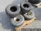 6 USED 10" ATV TIRES AND WHEELS, VARIOUS SIZES, STOCK # 57535