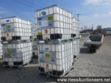 SET OF 2 275 GALLON FOOD GRADE TOTES, NEED CLEANED OUT, STOCK # 57592