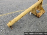5000 LB FORKLIFT MOUNTED JIB BOOM, 6' CLOSED, 10' OPENED UP, STOCK # 58318