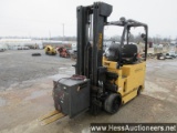 DREXEL SL50SE90D FORKLIFT, 5000 LB, ELECTRIC, SWING MAST, 636 HOURS SHOWING