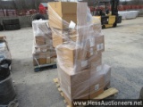 SKID OF VARIOUS SIZE AIR FILTERS, STOCK # 58334