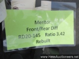 REBUILT FRONT/REAR DIFFERENTIAL, 3.42 RR RATIO, RD20-145 FR, REBUILT BY CRE