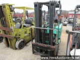 MITSUBISHI FBC25K FORKLIFT, NONRUNNER, ELECTRIC/BATTERY, 16" X 6"