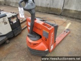 TOYOTA PALLET JACK, 24 VOLTS DC, ELECTRIC, 10.0 X 5.0, 3.25 X 4.5, 28"