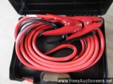 NEW 25 FT, 800 AMP EXTRA HEAVY DUTY BOOSTER CABLES, STOCK # 57860