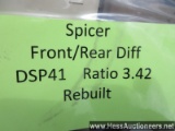 SPICER FRONT/REAR DIFFERENTIAL - UNKNOWN CONDITION, 3.42 RR RATIO, 30"