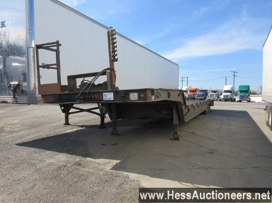 2001 TRAIL EZE DHT8051 BEAVER TAIL TRAILER, 96100 GVW, T/A, AIR SUSP, 255/7