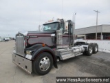 2015 KENWORTH W900L T/A DAYCAB, HESS REPORT IN PHOTOS, 452983 MILES ON ODO,