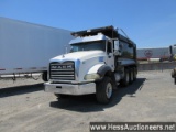 2006 MACK GRANITE TRI-AXLE STEEL DUMP TRUCK, 489780 MILES ON ODO, MACK 370