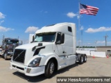 2012 VOLVO VNL64T670 T/A SLEEPER, 914057 OD MI, ECM 914058, 50350 LB GVW, V