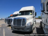 2015 FREIGHTLINER CASCADIA 125 T/A SLEEPER, RECONSTRUCTED TITLE, HESS REPOR
