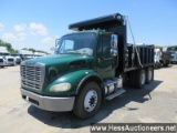 2005 FREIGHTLINER M2 112 T/A DUMP TRUCK, TITLE DELAY,  57000 MILES ON ODO,