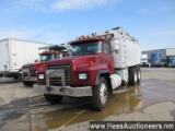 1999 MACK TRI AXLE ALUM DUMP TRUCK, HESS REPORT IN PHOTOS, 811623 MILES ON