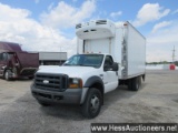 2007 FORD F550 SUPER DUTY 15' REEFER BOX TRUCK, 319171 MILES ON ODO, 17950