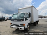 2001 ISUZU NPR-HD BOX TRUCK, 114521 MILES ON ODO, 14050 GVW, 8 CYL ENG, GAS