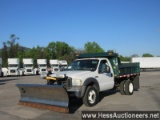 2005 FORD F 450 S/A STEEL DUMP TRUCK, TITLE DELAY, 89183 MILES ON ODO, 1600