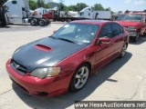 2005 SUBARU LEGACY GT SEDAN, 166K MILES, 2.5 TURBO, GAS, 14 GAL CAP, MANUAL