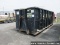 30 YARD CONTAINER, OPEN TOP DUMPSTER, HOLE IN BOTTOM FRONT WALL, 92" W