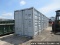 NEW 2022 40' SEA CONTAINER, 9500 WT, 8' W X 8' H, STOCK # 59930