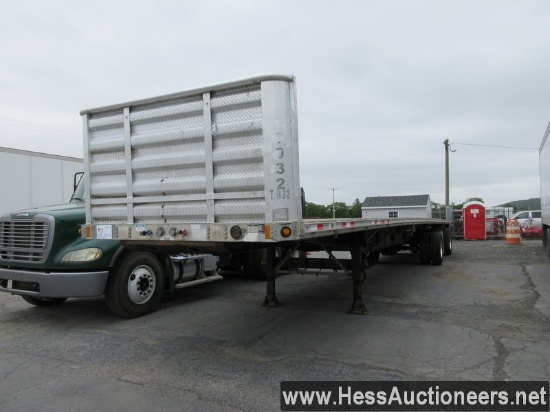 2005 FONTAINE 48' X 102&quot; COMBO FLATBED TRAILER, 70543 GVW, SPREAD AXLE