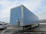 2007 WABASH DVCVHPC 53' X 102" VAN TRAILER, TITLE DELAY, 68000 GVW, T/A