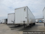 2011 WABASH DVCVHPC 53' X 102" VAN TRAILER, 68000 GVW, T/A, AIR SUSP,