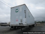 2000 TRAILMOBILE 53' X 102" VAN TRAILER, 65000 GVW, SPRING SUSP, LP 22