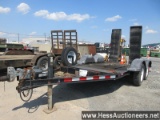 2012 FORD EQUIPMENT TRAILER, 6990 GVW, T/A, SPRING SUSP, ST205/75R15 ON STE