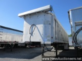 1990 TRA 39' X 102" ALUMINUM DUMP TRAILER, TITLE DELAY, 68000 GVW, T/A,