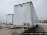 1998 GREAT DANE 48' VAN TRAILER, 65000 GVW, TANDEM AXLE, SPRING SUSP, 295/7