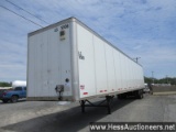 2011 WABASH 53' X 102" VAN TRAILER, 68000 GVW, T/A, AIR SUSP, 295/75R2