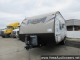 2016 FOREST RIVER XLI WILDWOOD TRAVEL TRAILER, 7528 GVW, T/A, SPRING SUSP,