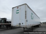 2000 GREAT DANE 53' X 102" VAN TRAILER, 68000 GVW, T/A, SPRING SUSP, LP