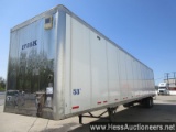 2012 WABASH DVCVHPC 53' X 102" VAN TRAILER, 68000 GVW, T/A, AIR SUSP, 2