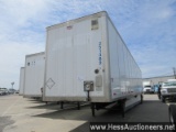 2012 WABASH DVCVHPC 53' X 102" VAN TRAILER, 68000 GVW, T/A, AIR SUSP,